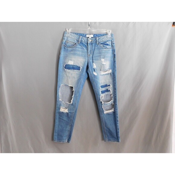 Cello Denim - Cello Jeans Women's Distressed Blue Denim Juniors Jeans Size 3